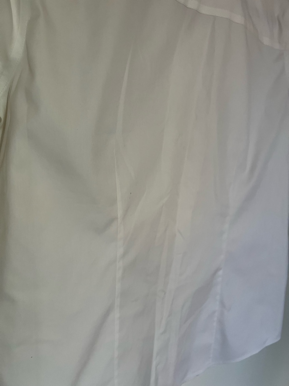Chico's Classic White Button-Down Shirt - Picture 4 of 5